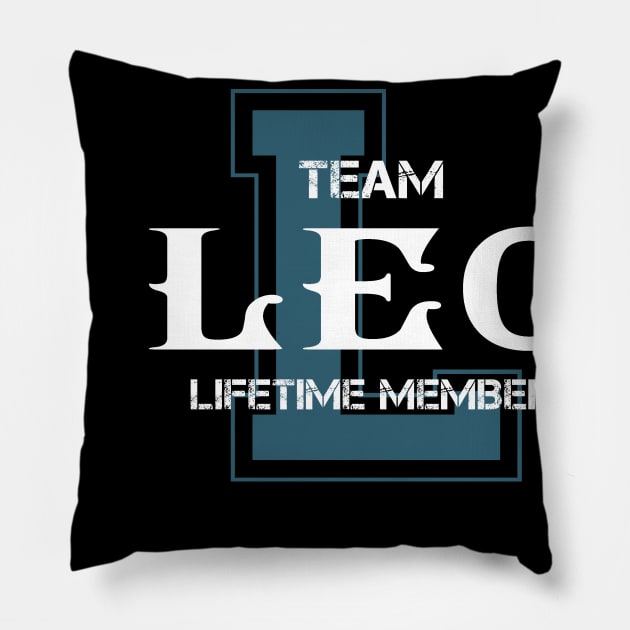Team LEO Lifetime Member Pillow by HarrisonAlbertinenw