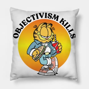 OBJECTIVISM KILLS Pillow