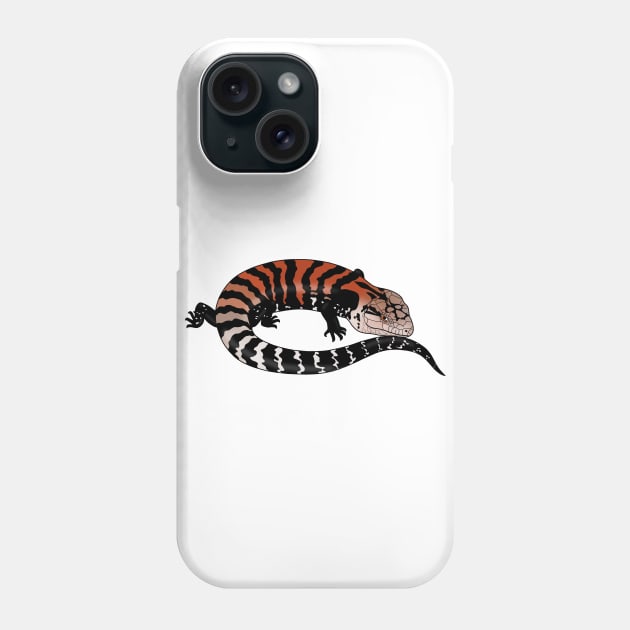 Blue Tongue Skink Phone Case by gigas