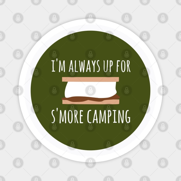 Funny Camping gift, S'more Camping quote Magnet by FreckledBliss