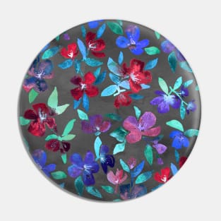 Blossoms in Cherry, Plum and Purple Pin