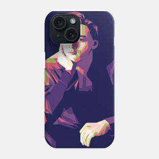 Leonardo DiCaprio pop art style Phone Case