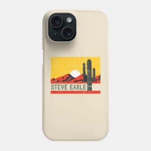 Steve Earle / Retro Style Alt Country Fan Design Phone Case