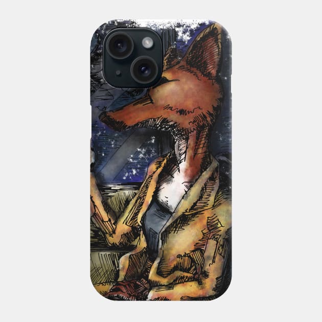 ColorFox Phone Case by inkbug