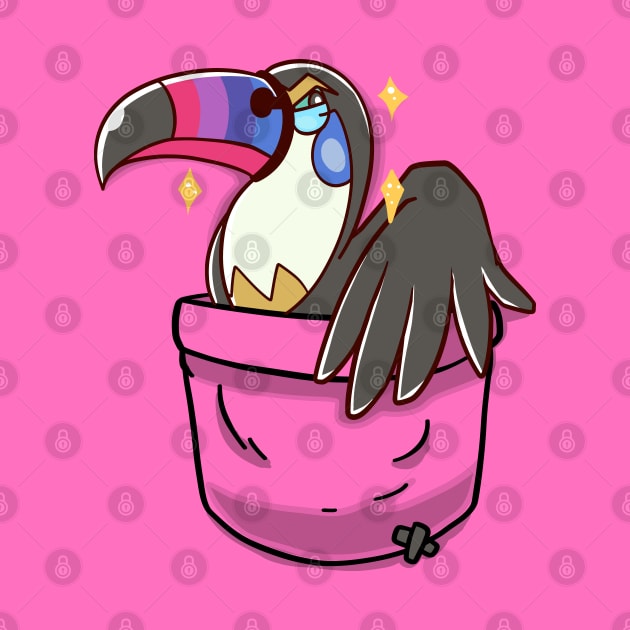 Pocket Shiny Anger Toucan by TechraPockets