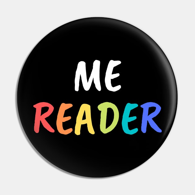 Me Reader Pin by FunnyStylesShop