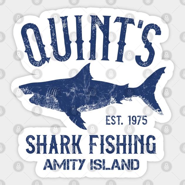 shark jaws fishing | Sticker