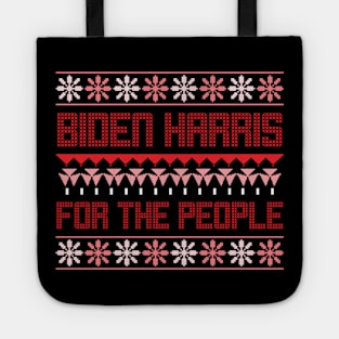 we did it - biden harris ugly christmas sweater Tote