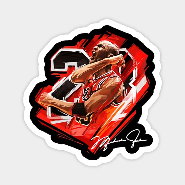 23 with signature ( Jordan ) Magnet by KEDIRIACTION