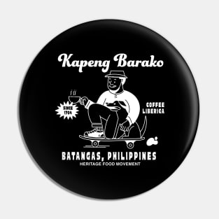 BATANGAS COFFEE PHILIPPINES SHIRT BACK PRINT WHITE Pin
