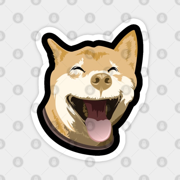 Dog Akita Inu Magnet by Dojaja