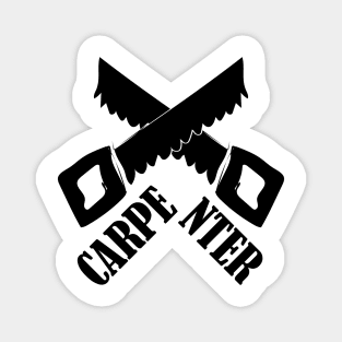 Carpenter carpenter carpenters craftsman saws Magnet