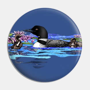 Three loons Pin