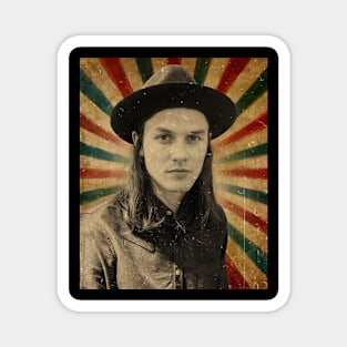 James Bay - Photo Vintage Style Magnet