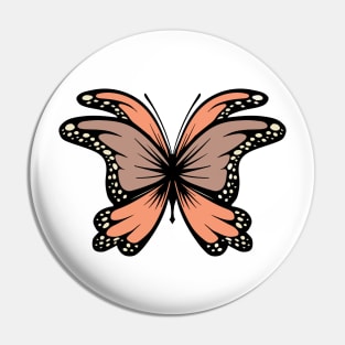 Brown Aesthetic Butterfly Pin