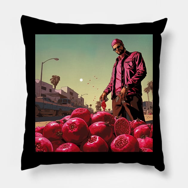 Pomegranate Pillow by ComicsFactory