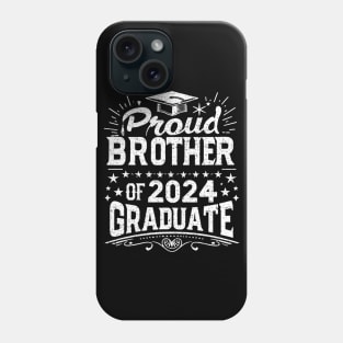 Proud Brother of 2024 Graduate Celebration Stars Phone Case