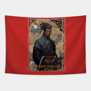 Samurai Chillin... Tapestry