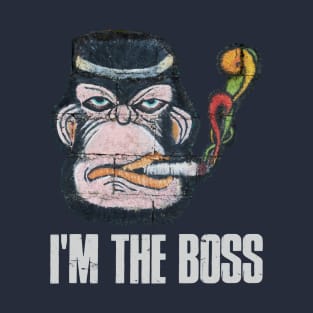 I Am The Boss Cool Monkey Leader in Business Job Family Gift T-Shirt