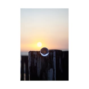 Glass ball at sunset T-Shirt