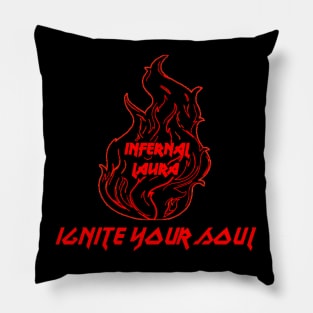 InfernalLaura Logo Pillow