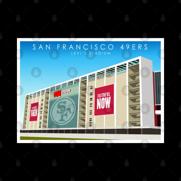 49ers Stadium by Omega Art