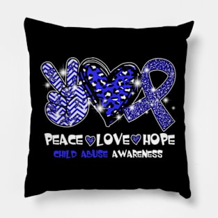 Child Abuse Awareness Pillow