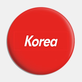 Korea Box Logo Pin