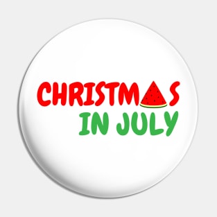 Christmas in july Pin