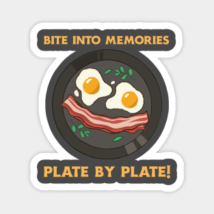 Food bloggers eat memories Magnet