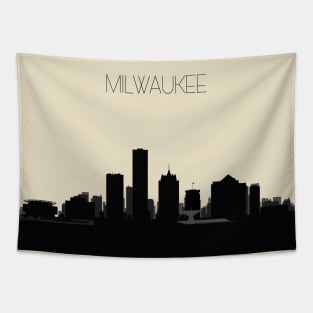 Milwaukee Skyline Tapestry