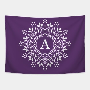 Monogram letter A Tapestry