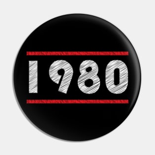 1980 (80s) Pin