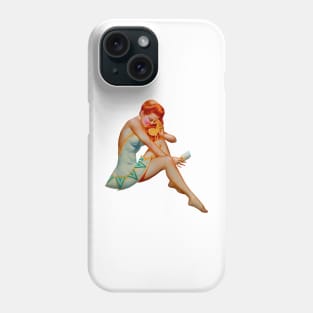 Green Dress - Pin Up Phone Case