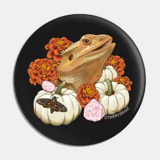 Autumnal Bearded Dragon Pin