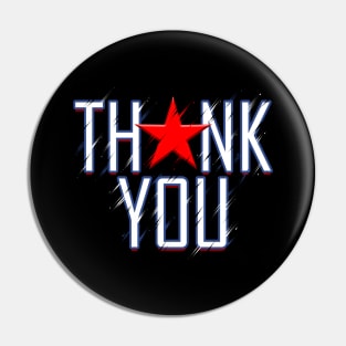 Thank You For Your Service 4th Of July Veterans Day Pin