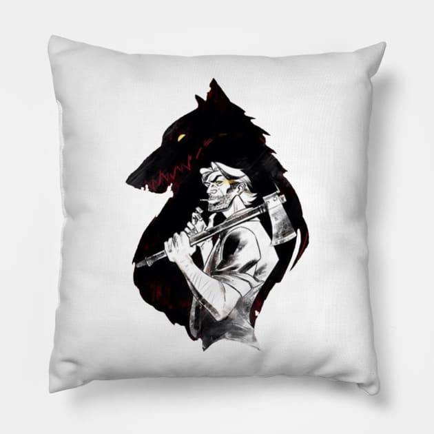 The wolf among us Pillow by hellymoon