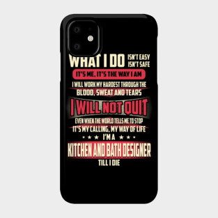 Kitchen And Bath Designer Job Title Phone Cases Iphone And