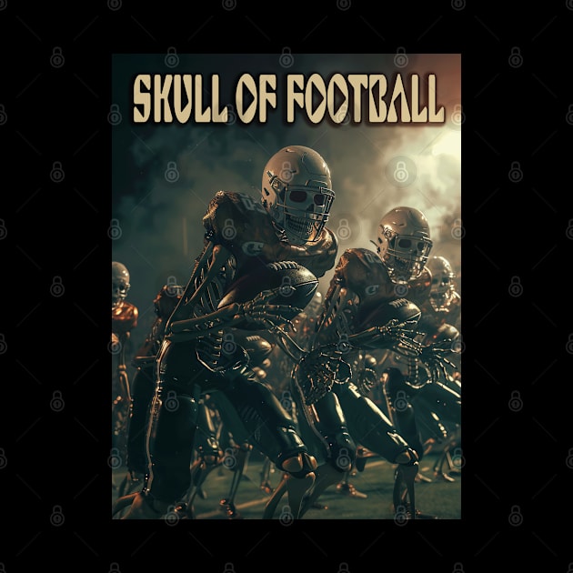 Skull of Football by Dec69 Studio