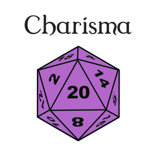 Charisma Stat D20 T-Shirt