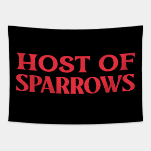 Host of Sparrow Collective Animal Bird Nouns Tapestry