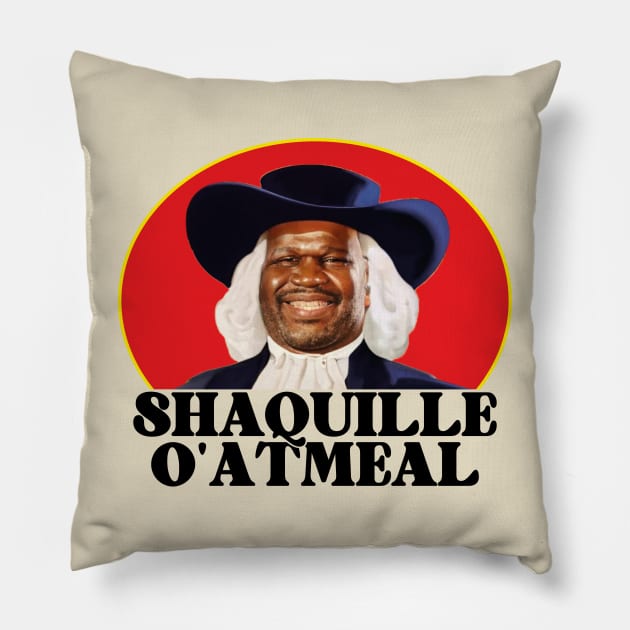 Shaquille Oatmeal meme Pillow by BrutalGrafix Studio