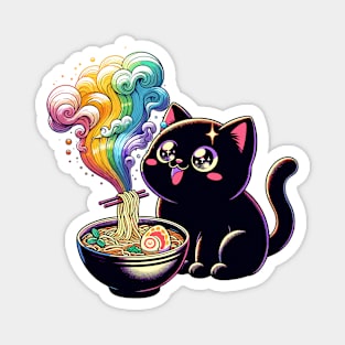 Magical Ramen Cat Magnet