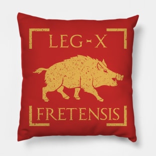 Legio X Fretensis Boar Emblem Roman Legion Pillow