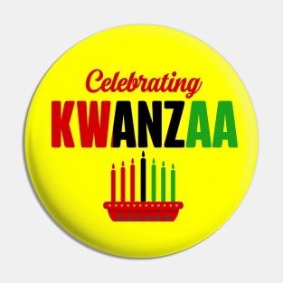 Celebrating Kwanzaa Pin