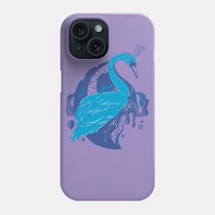 Mountain Blue Swan Queen Phone Case