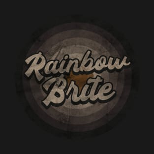 RETRO BLACK WHITE - Rainbow Brite T-Shirt