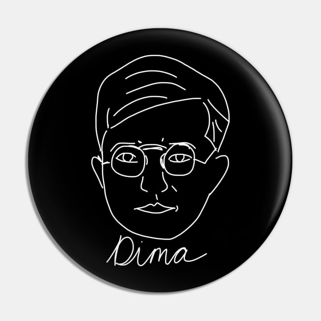 Shostakovich Pin by Stark Raving Cello