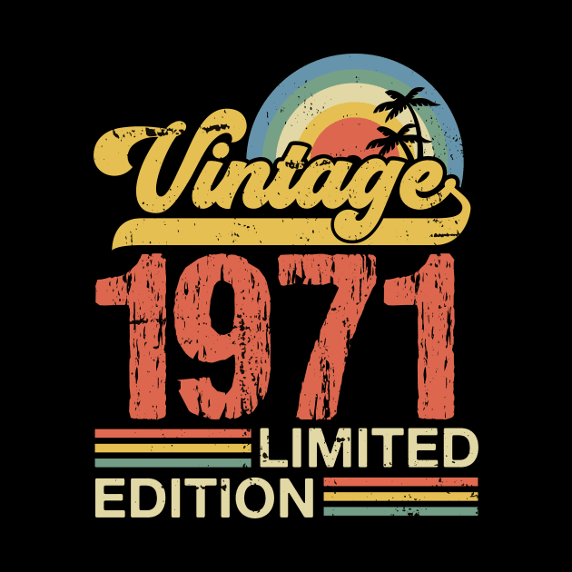 Retro vintage 1971 limited edition by Crafty Pirate 