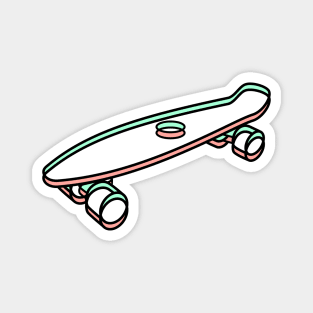 Penny Skateboard Glitch Magnet